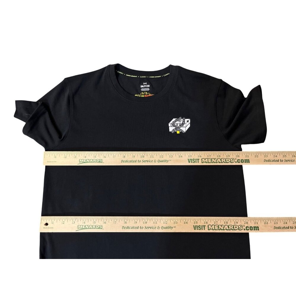 Stephen Curry x Sour Patch Kids Black Graphic Tee Mens S UA 1374215 Used Basketb - Picture 10 of 11